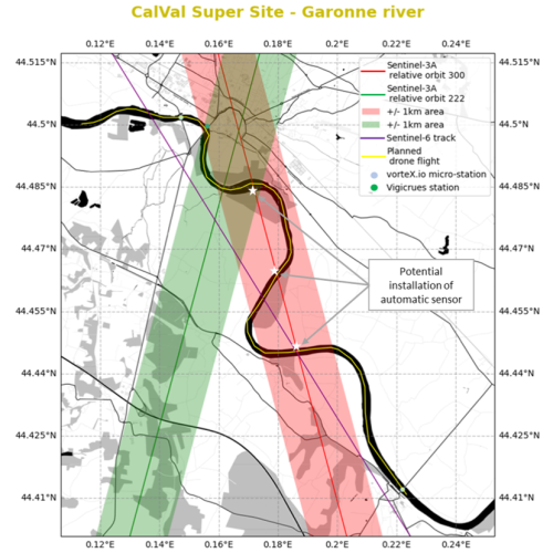 Hydrology – Drone campaign in Marmande on the Garonne River – 8 February 2022