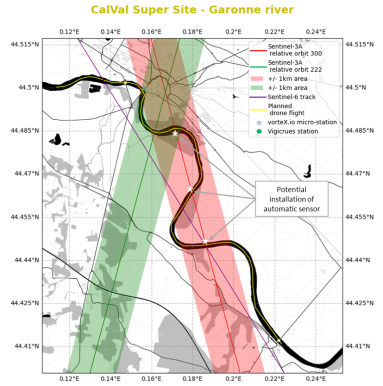 Read more about the article Hydrology – Drone campaign in Marmande on the Garonne River – 8 February 2022